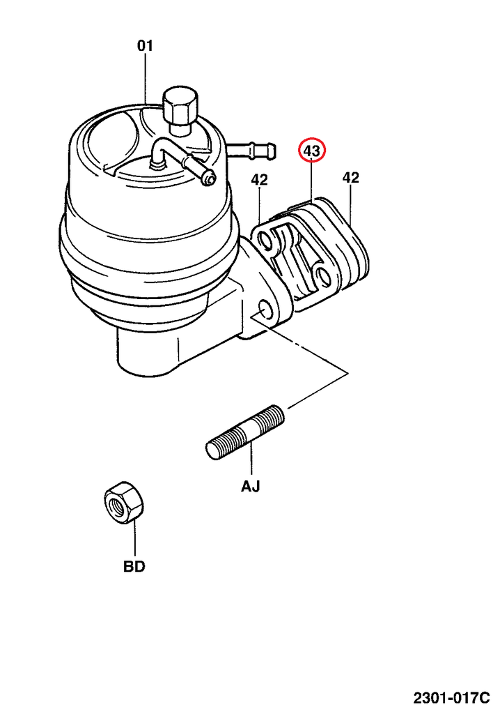 AISLADOR DE LA BOMBA DE GASOLINA