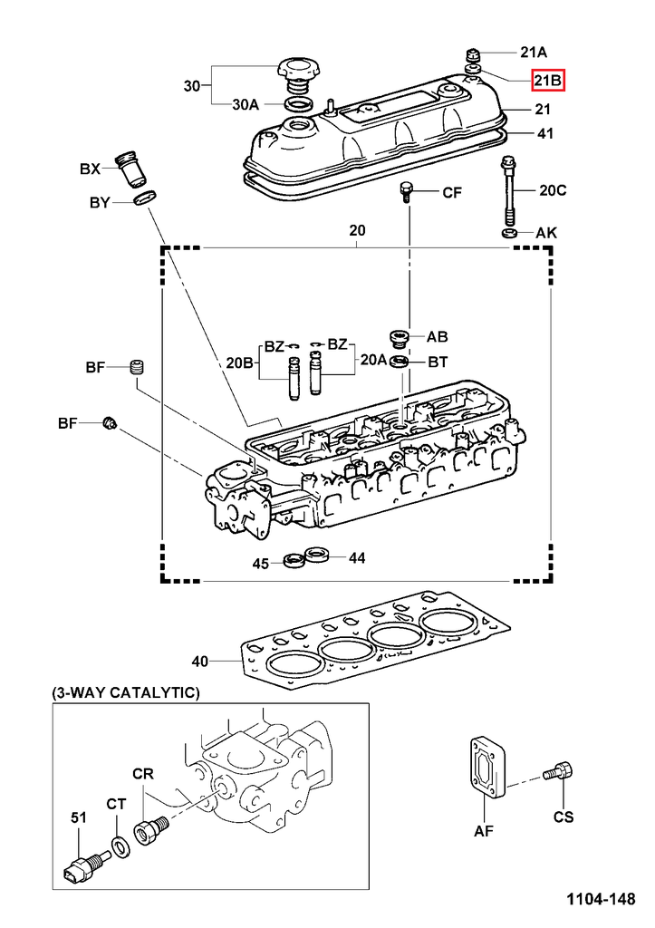 ARANDELA DE TAPA VALVULA