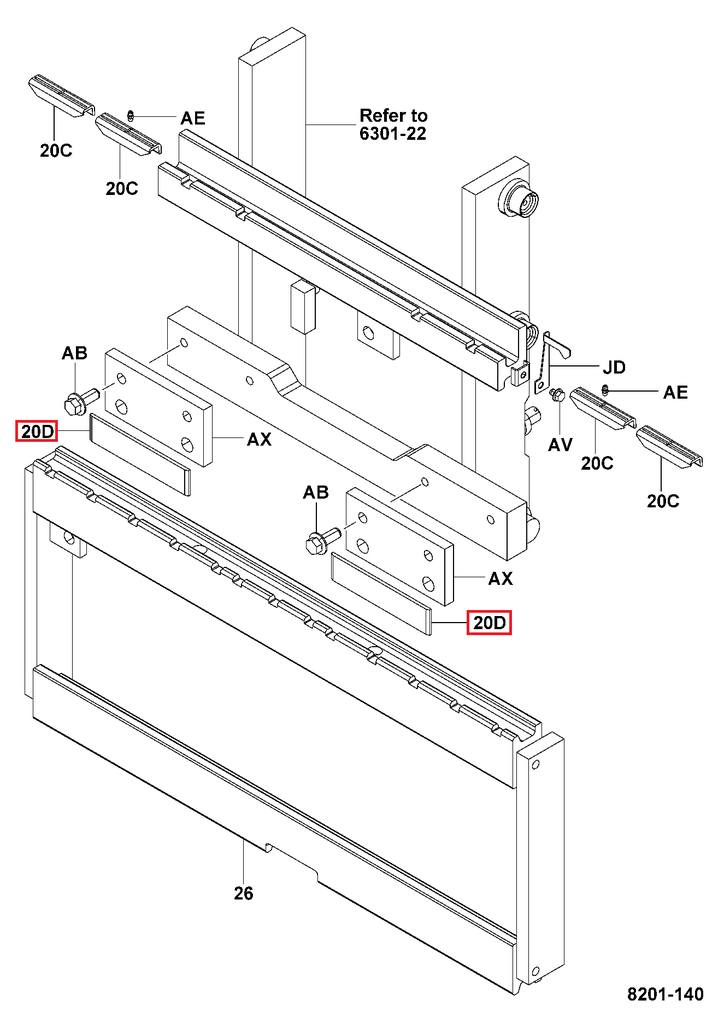 DESLIZADOR INFERIOR SIDE SHIFTER