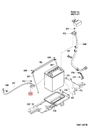 TERMINAL  /BORNE BATERIA (-) 