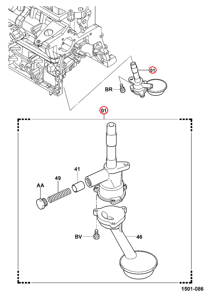 BOMBA ACEITE MOTOR 4Y SERIE 8