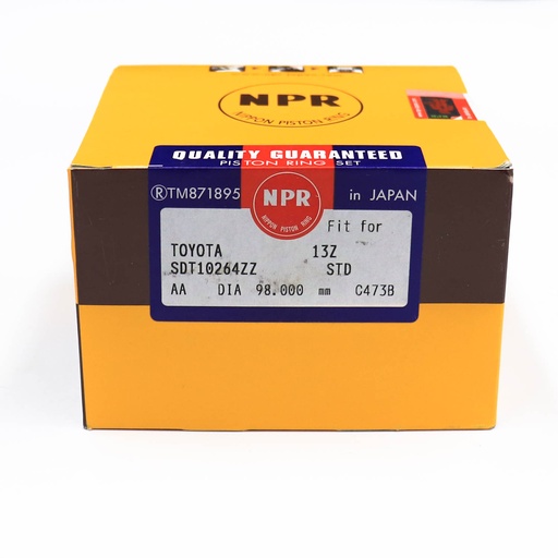 [13011-78760-71-NPR] JGO ANILLOS STD, MOTOR 13Z